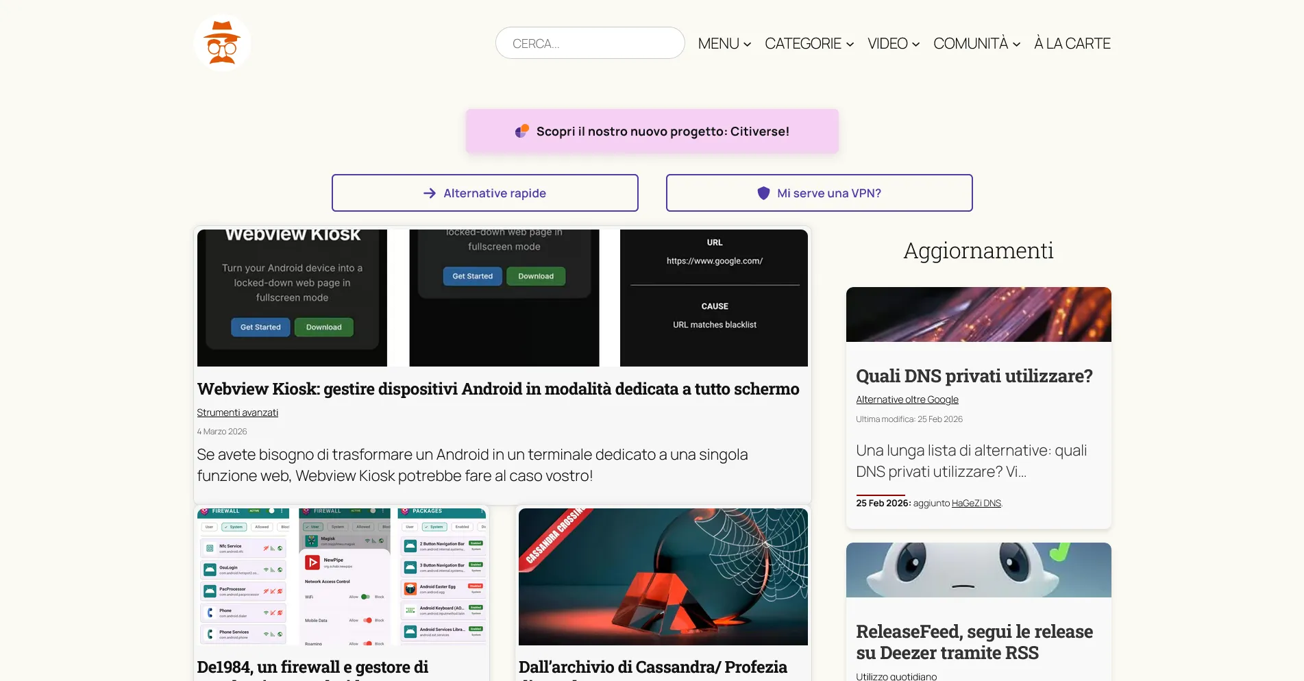 Screenshot di Le Alternative