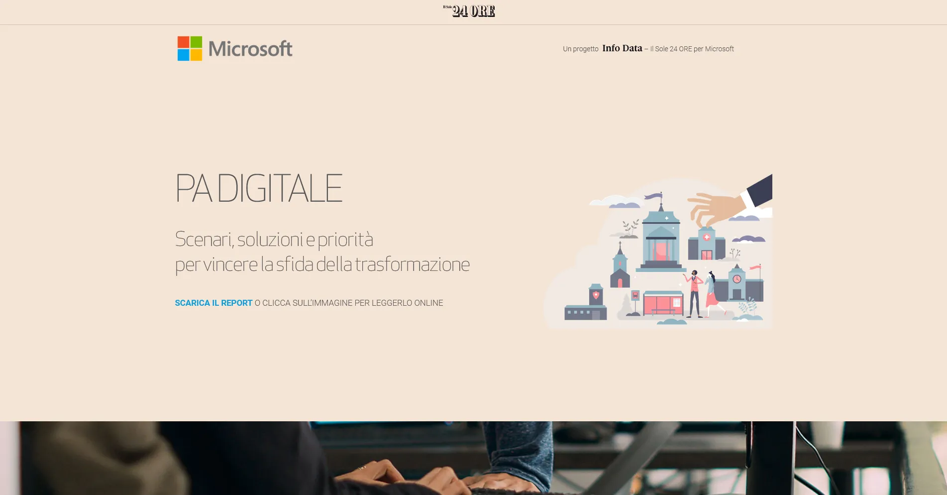 Screenshot del progetto Microsoft PA Digitale