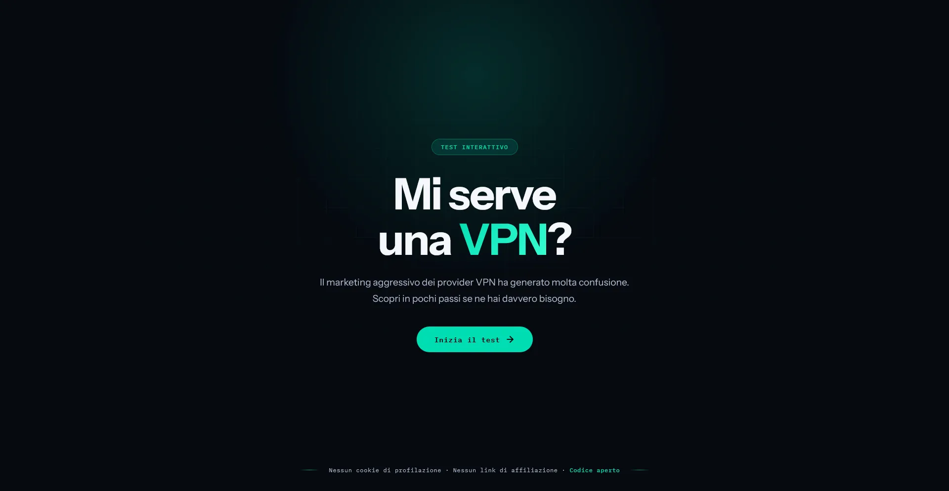 Screenshot di Mi serve una VPN?