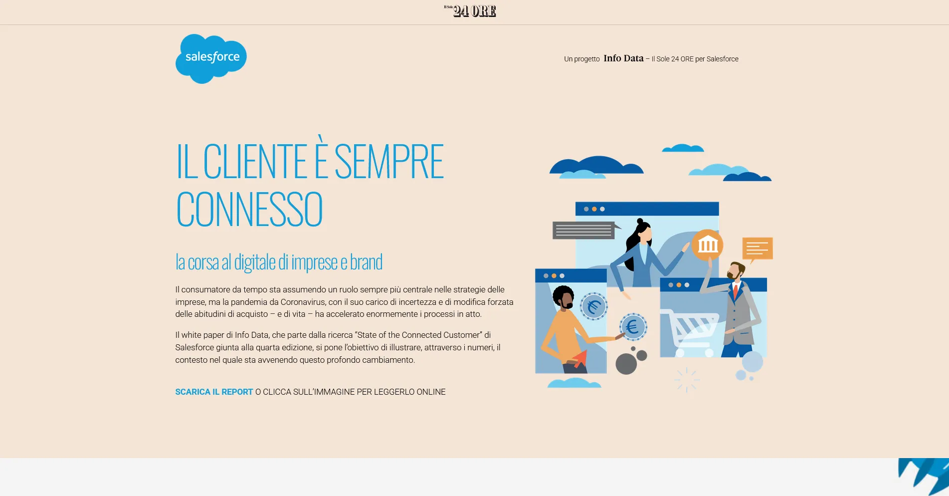 Screenshot del progetto Salesforce