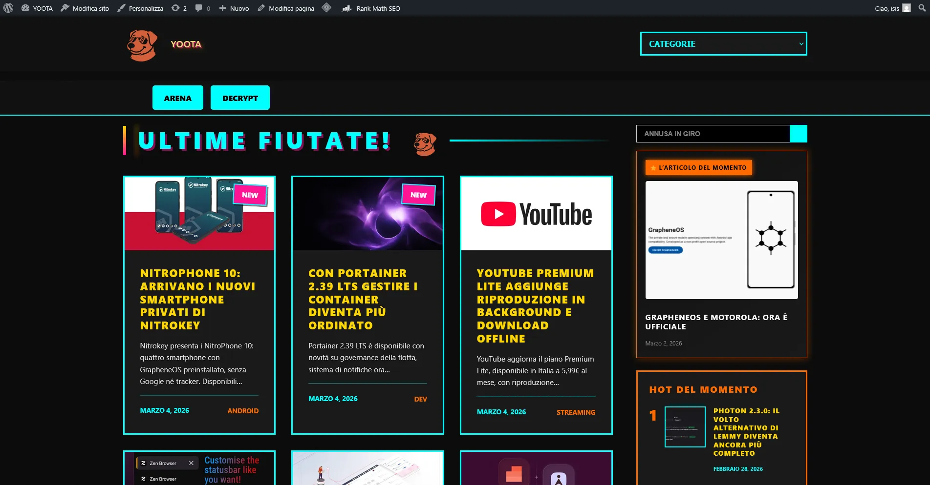 Screenshot di Yoota